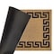 First Concept 18 in. W X 30 in. L Black/Brown Greek Key Border Coir Door Mat FC-72023 - alternate 4